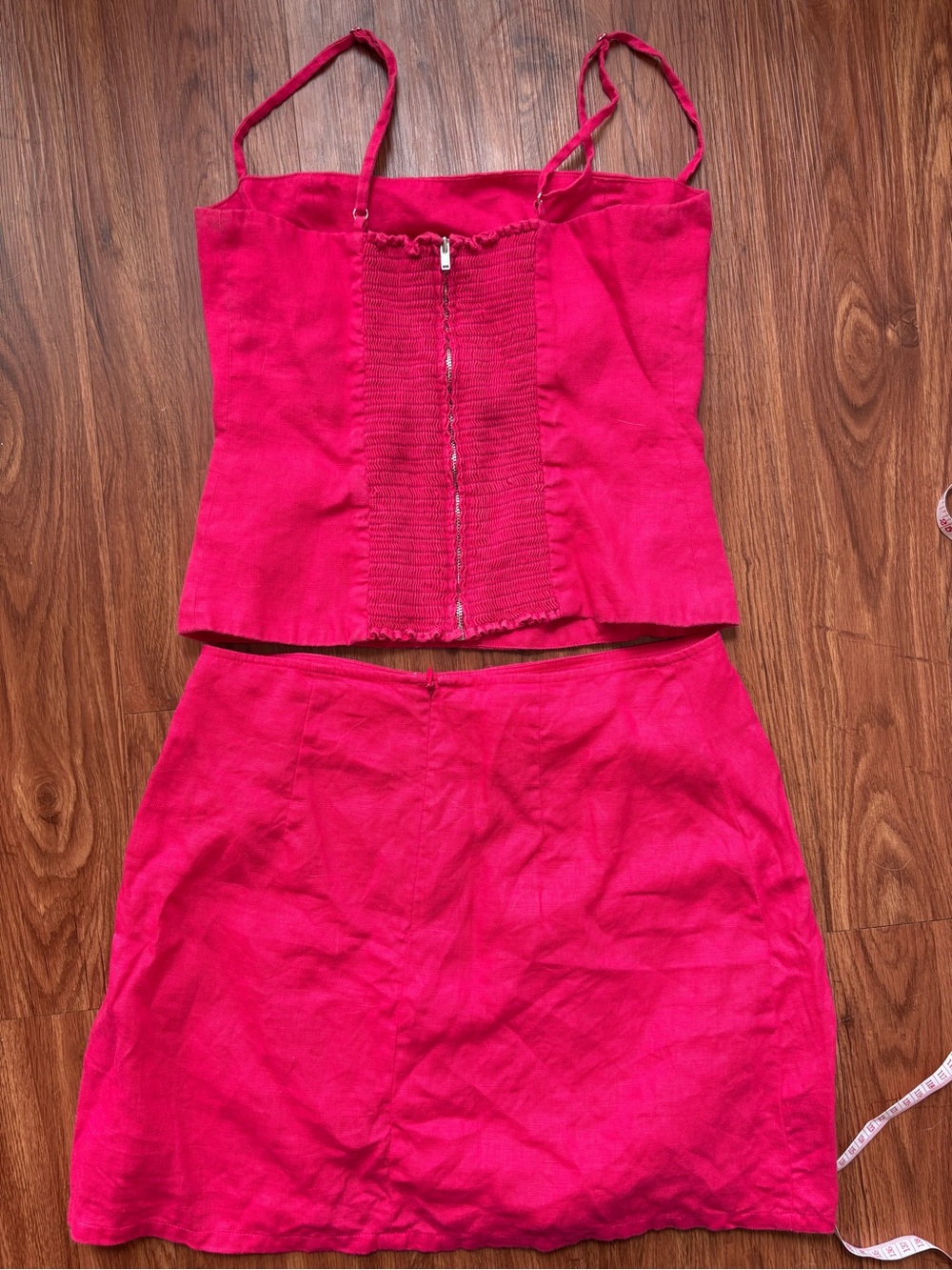 Reformation Set - Button-Front Mini Skirt - Picture 6 of 6